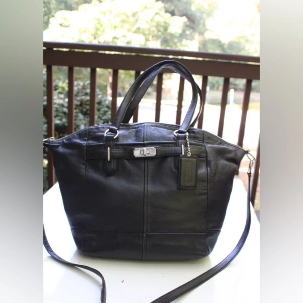 Coach leather satchel